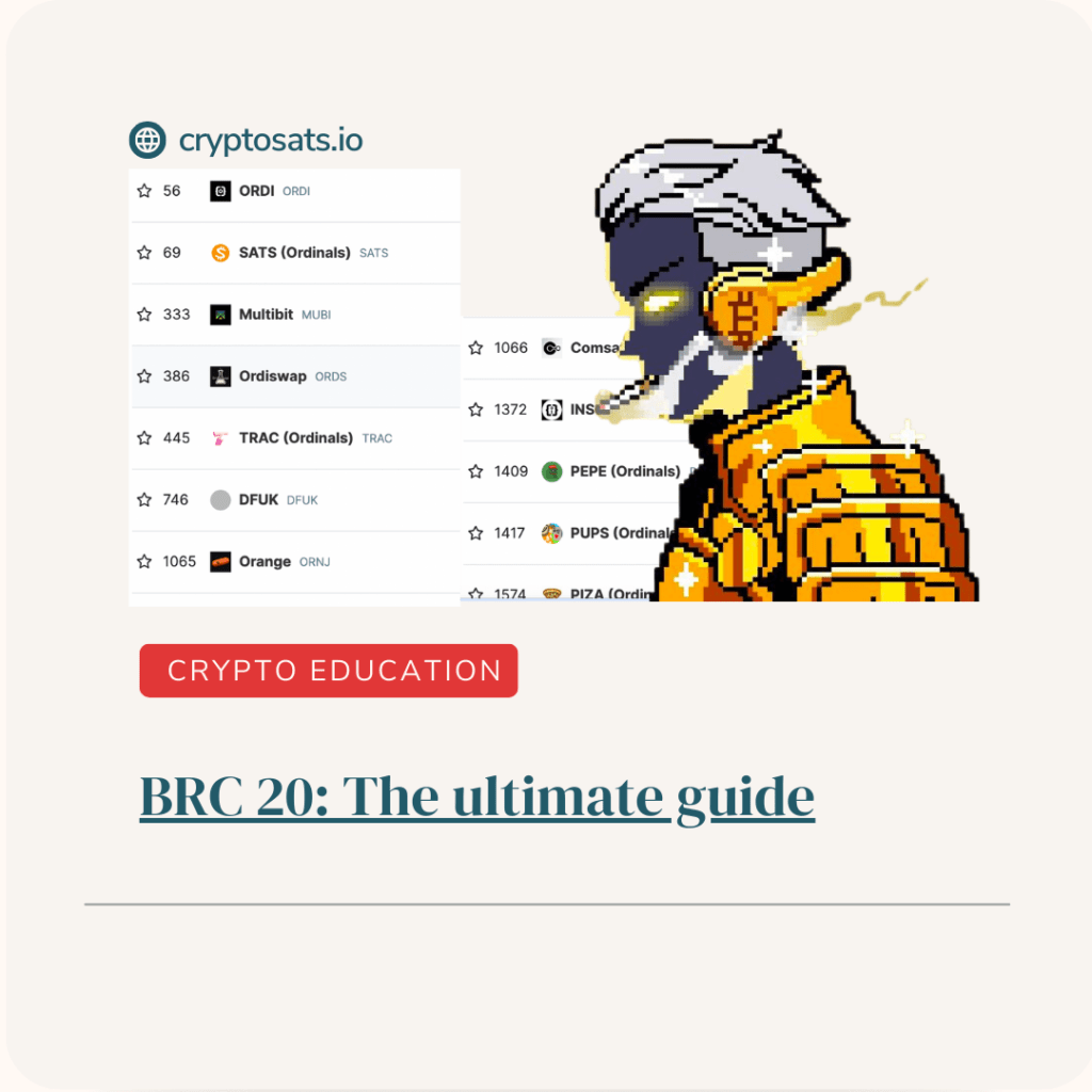 BRC 20 tokens guide
