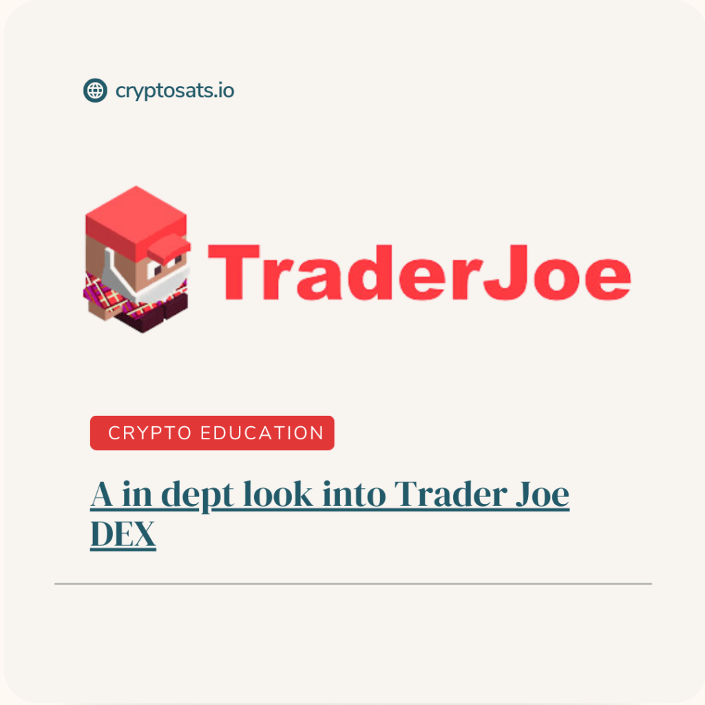 Trader Joe , one of the best dex on Avalanche