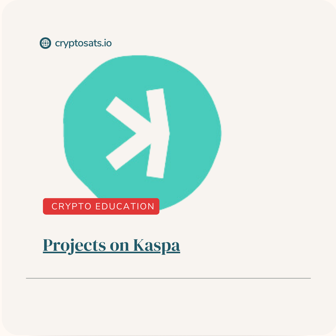 Top 5 Projects That Are Being Build On The Kaspa Blockchain