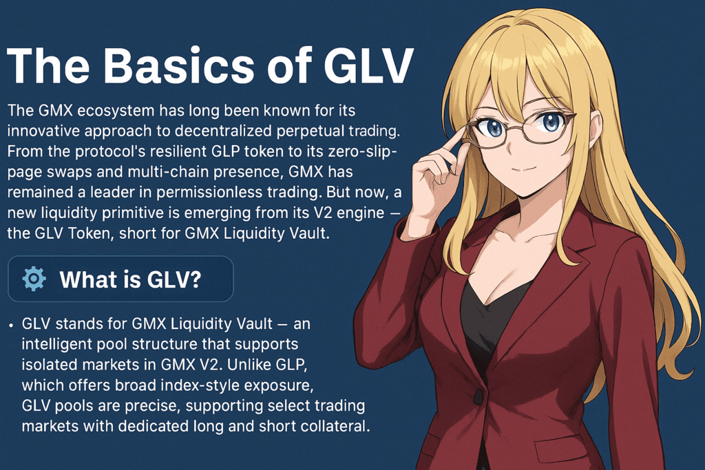 basics of GLV, defi, gmx