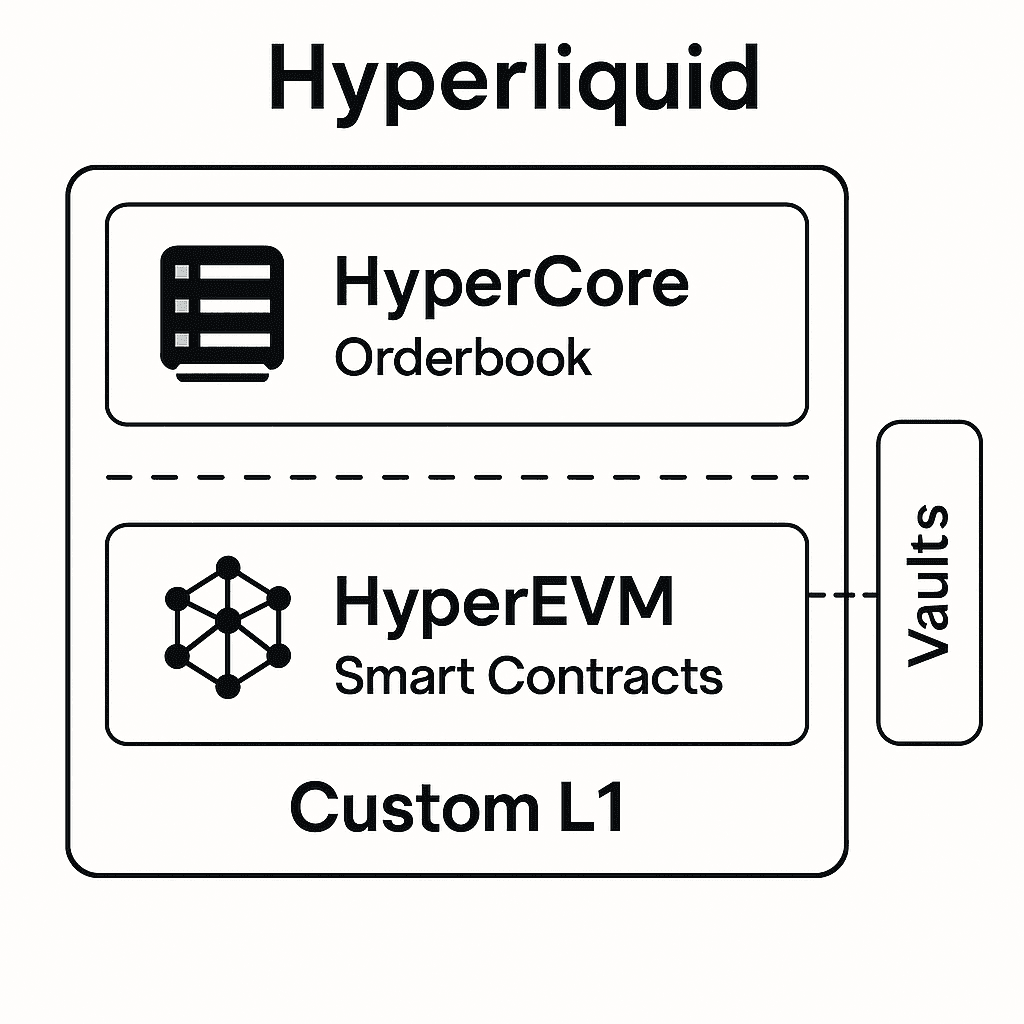 Hyperliquid Blockchain Architectuur Diagram